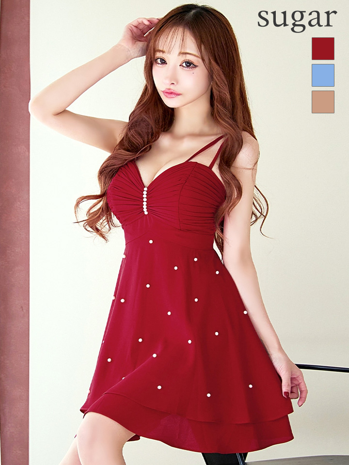 XSサイズあり【Donia Quinn / ドニアクイーン】 パール/ キャミソール