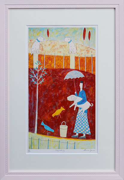 ブタを連れた婦人 - アート・絵画の販売、買取なら銀座のアート