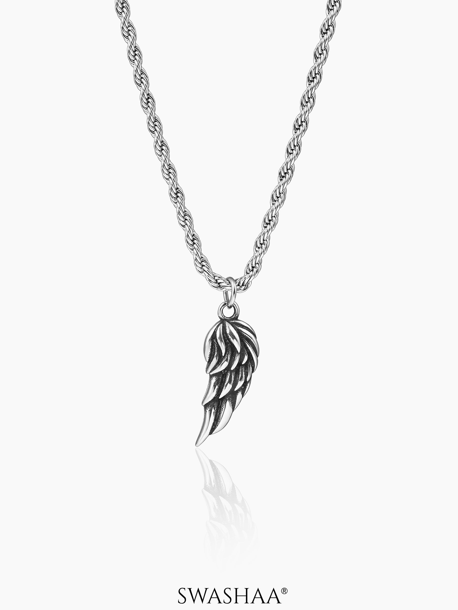 Buy Ziven Wing Men's Chain Pendant Online | Swashaa