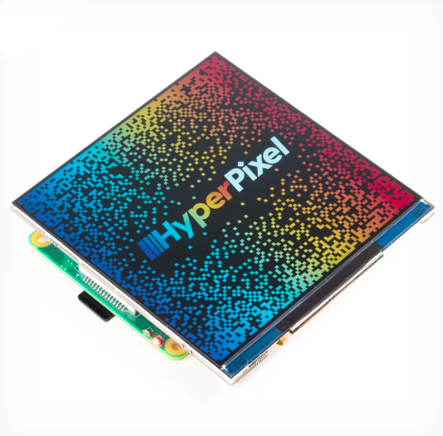 HyperPixel 4.0 Square - Raspberry Pi用高解像度ディスプレイ（タッチ
