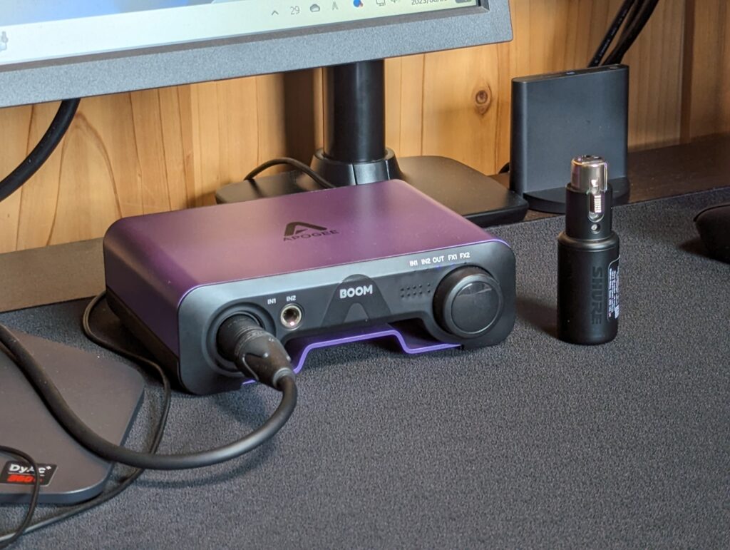 SHURE MVX2U】レビュー。XLRマイクを配信で使う時に超実用的な