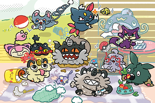 イラストレーター・高橋きのさんとのコラボグッズが、ポケモンセンター