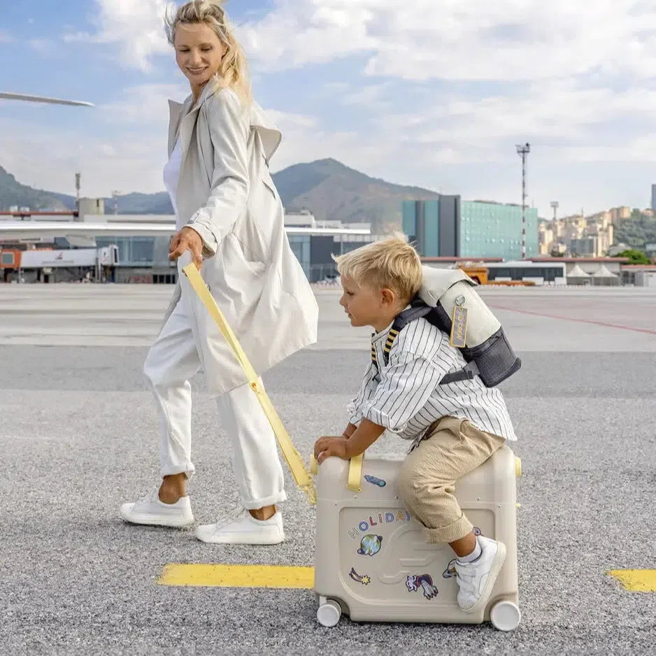 JetKids by Stokke - Ride-On Bed Box Suitcase - Moonglow White only