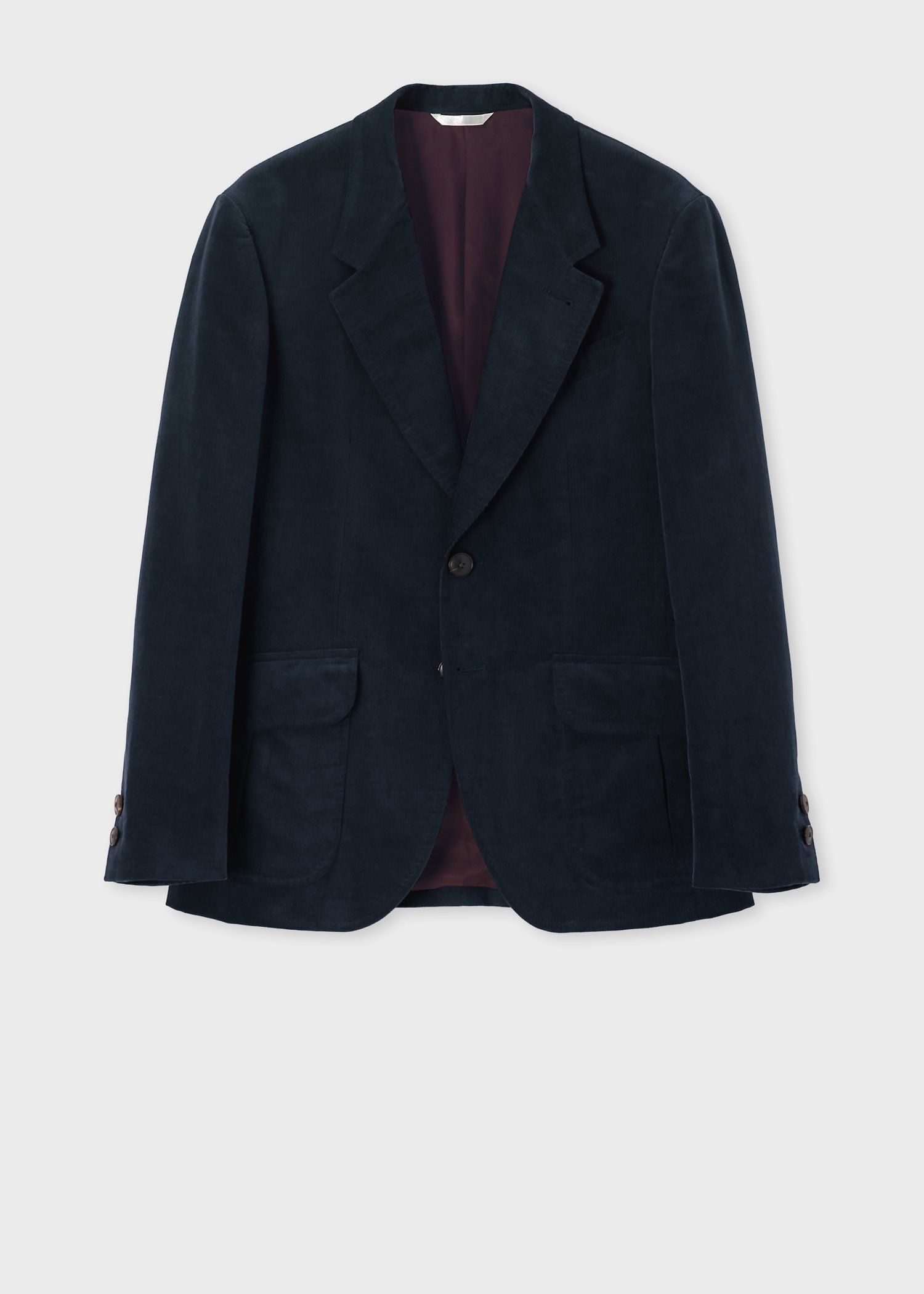 ナローウェールコーデュロイ 2Bジャケット（ネイビー） ｜ポール・スミス