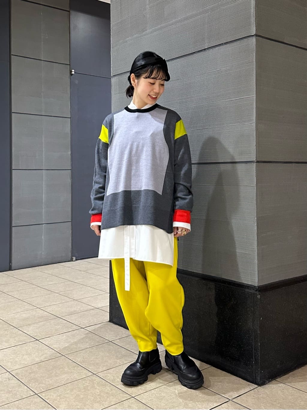 着こなしの主役になってくれるENFOLD(エンフォルド)のデザインニット♡