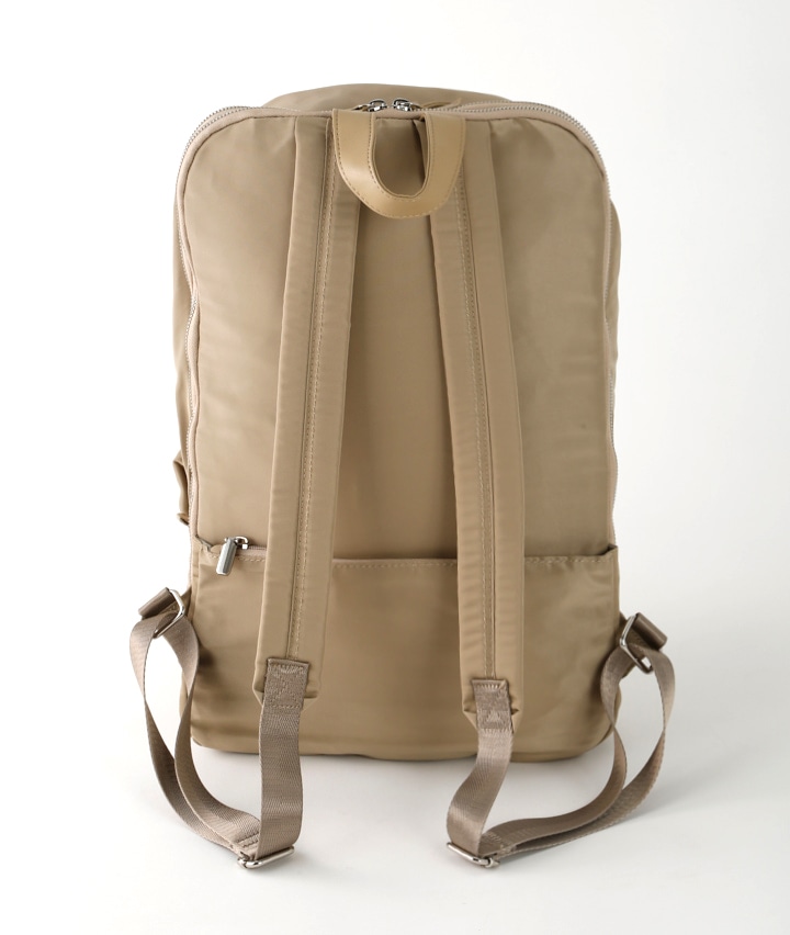 タックリュック(40×25×13．5㎝ ベージュ): レディース