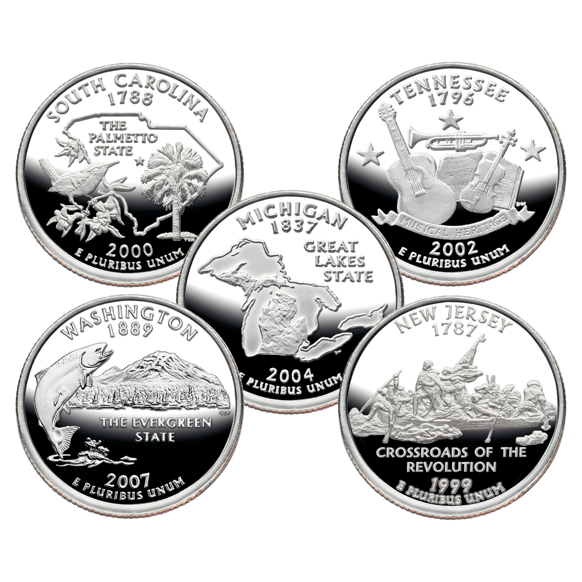 The Complete Collection of U.S. Statehood Quarters: 25th