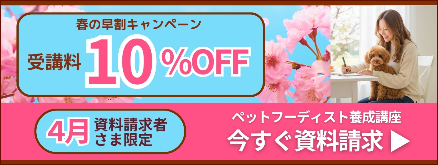 ペットフーディスト養成講座｜「ペットの食事」のお悩み解決力をあなた