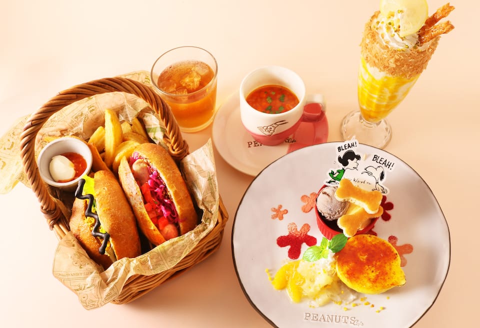 PEANUTS Cafe SNOOPY MUSEUM TOKYO」にてスヌーピーミュージアムの新