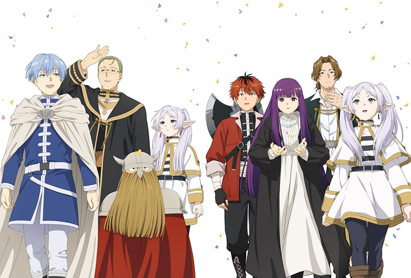 葬送のフリーレン』BD／DVD全巻BOXの描き下ろしビジュアル解禁。新旧