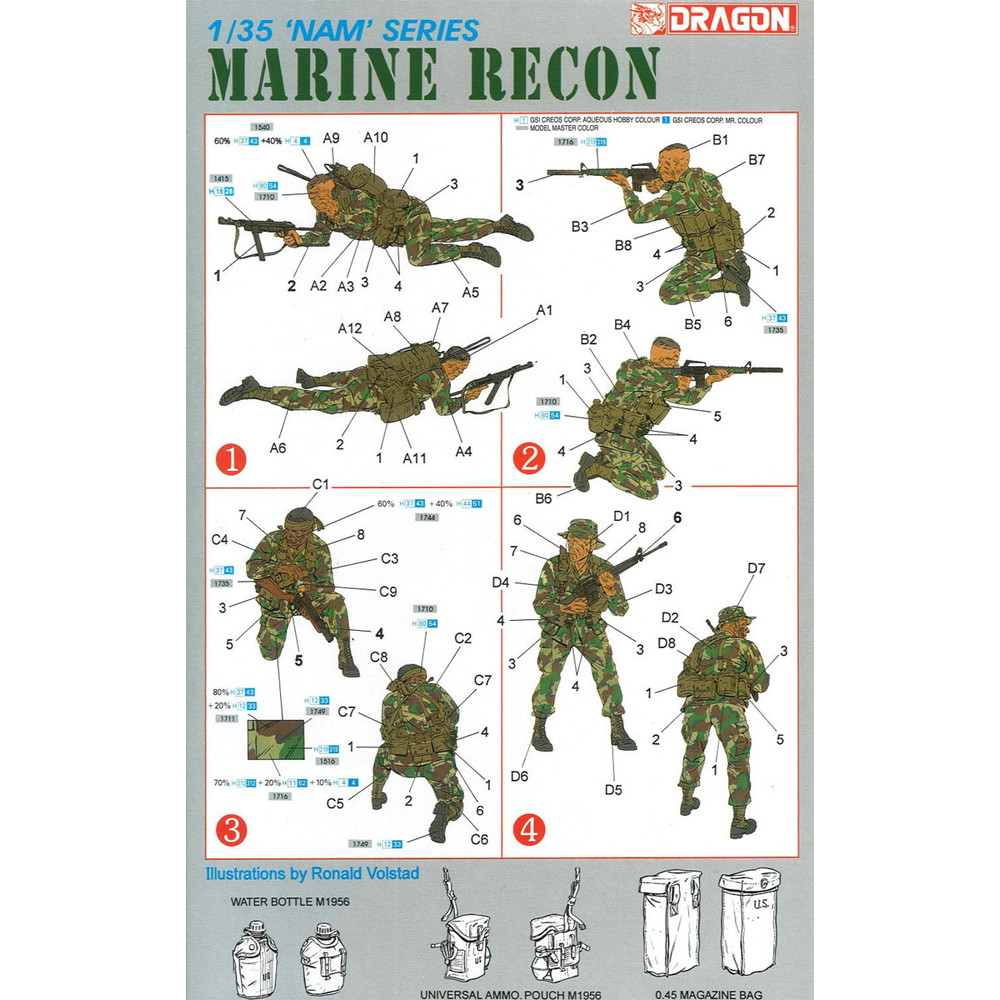 プラモデル :: その他 :: ベトナム戦争 アメリカ陸軍 特殊部隊 ラープ LRRP