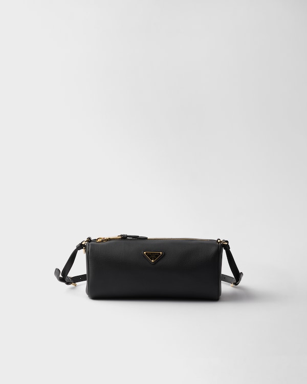 ブラック レザー ポーチ | PRADA