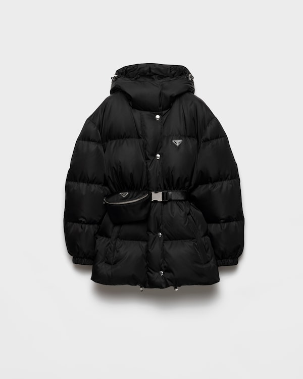 Black Re-nylon Down Jacket | PRADA