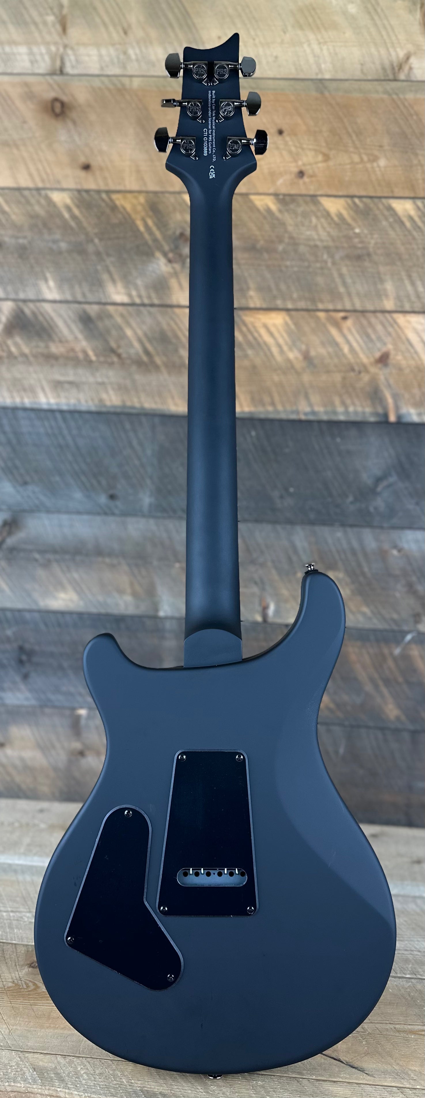 PRS SE Custom 24-08 Poplar Burl Limited Edition - Charcoal Cherry