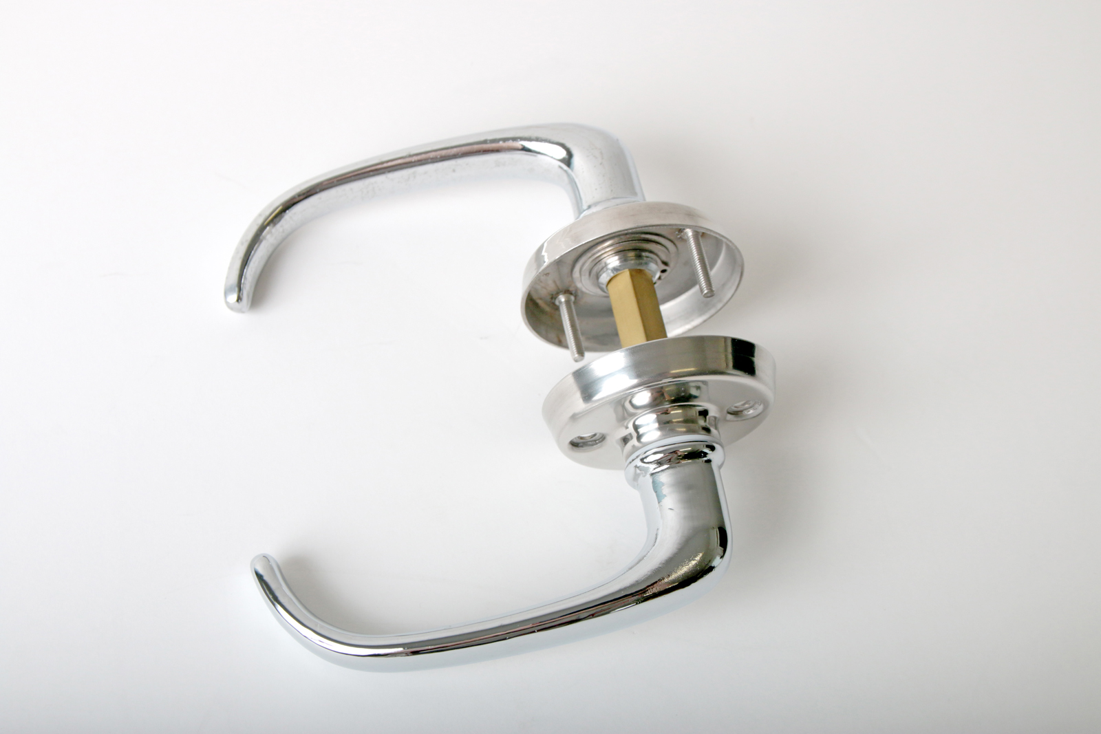 船舶ドアパーツ レバーハンドル ホーン 空錠 | PS-HD015-02-G141