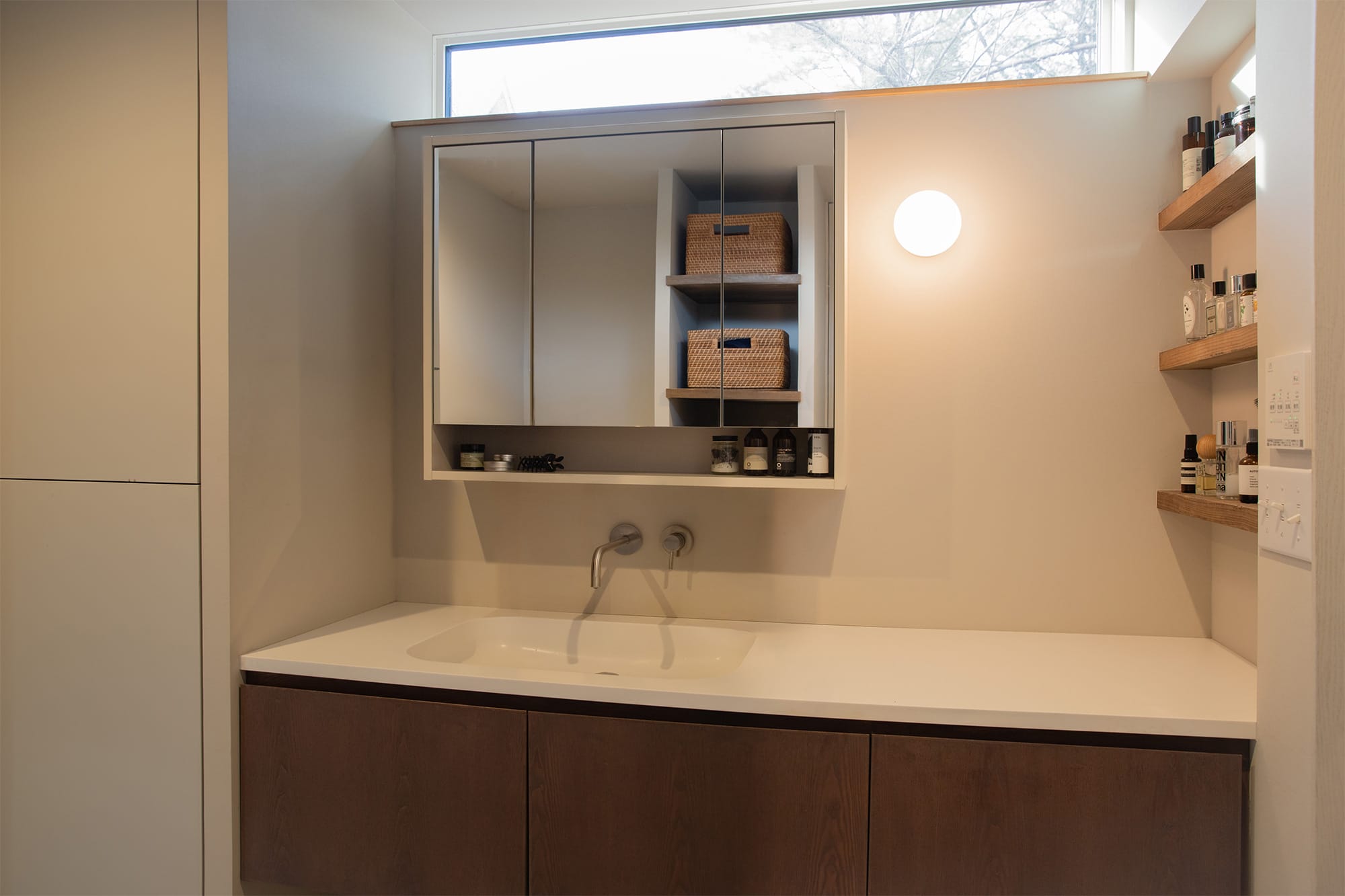 クロップドミラーキャビ ダークグレー W850 | KB-AC025-11-G173