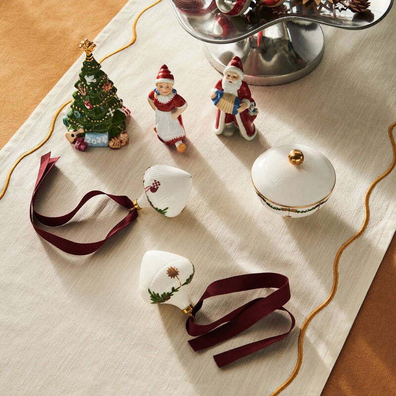 スターフルーテッド クリスマス オーナメント 2個セット|ロイヤル