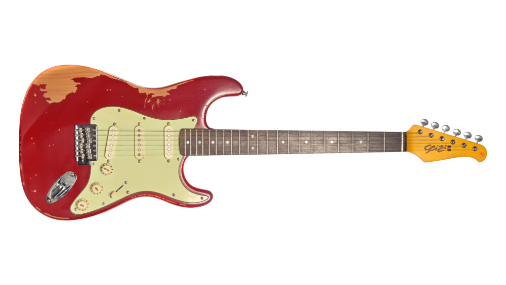 Guitarra Seizi Shinobi Relic – Fiesta Red com Case – Seizi Guitars