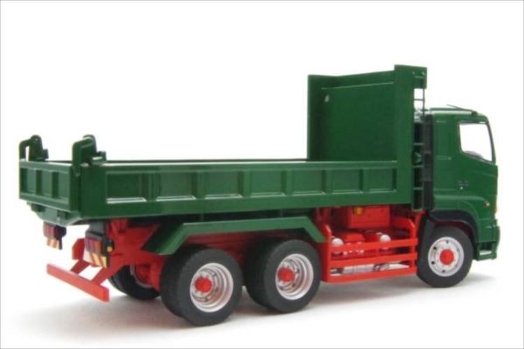 HINO PROFIA DUMP TRUCK 6x4 GREEN MADE BY KEN KRAFT-LIMITED EDITION