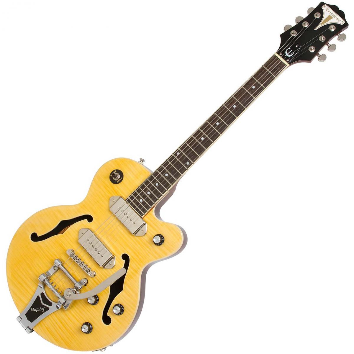 Epiphone エピフォン セミアコ wildkat PW Epiphone Wildkat Semi-Hollow Electric Guitar with Bigsby - Antique