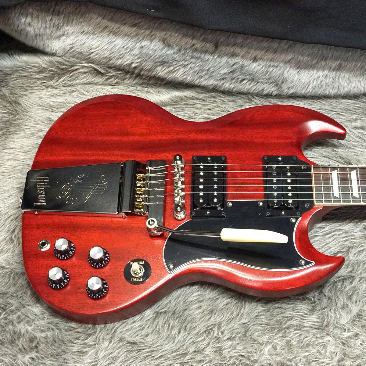 Gibson SG Standard '61 Faded Maestro Vibrola Vintage Cherry