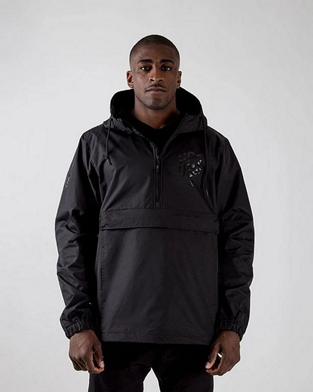 Kingz Water Resistant Anorak Black