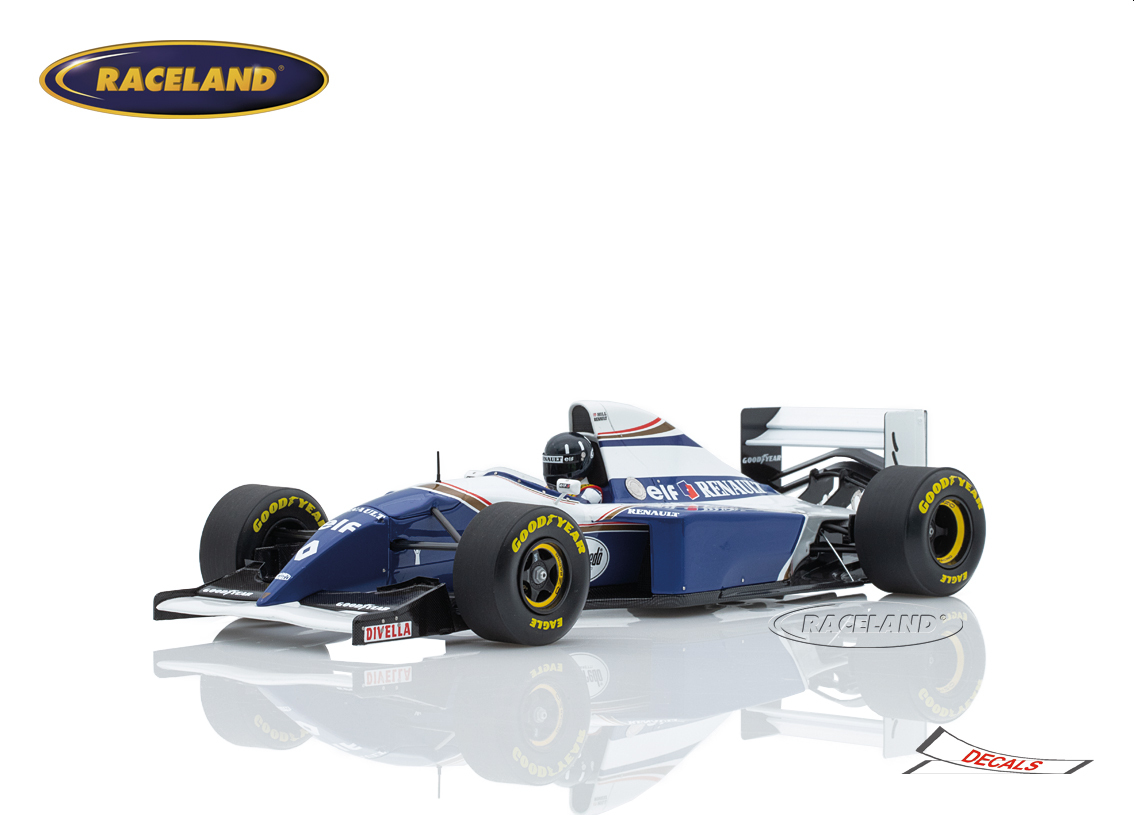 Williams FW16 Renault F1 Team Rothmans 2° Brazilian GP Interlagos