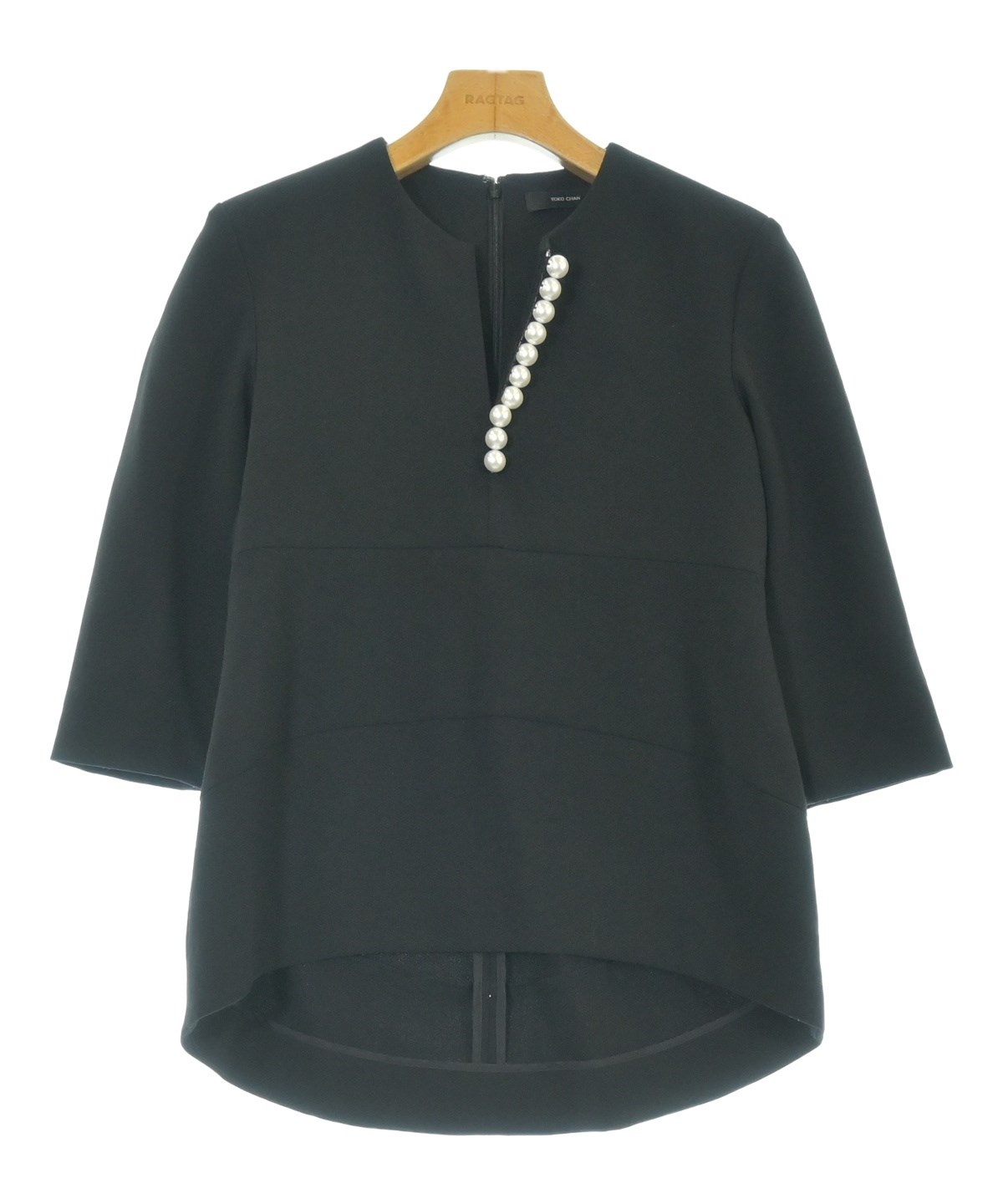 YOKO CHAN（ヨーコチャン）ブラウス 黒 サイズ:36(S位) レディース