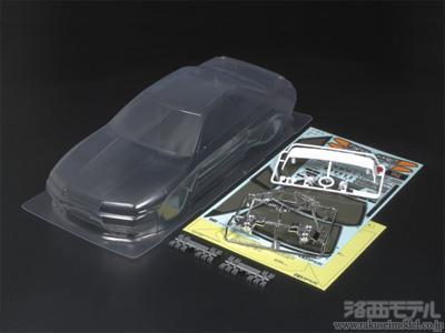 タミヤ 51365 NISSAN スカイラインGT-R(R32)ボディ：ラジコン専門店 洛