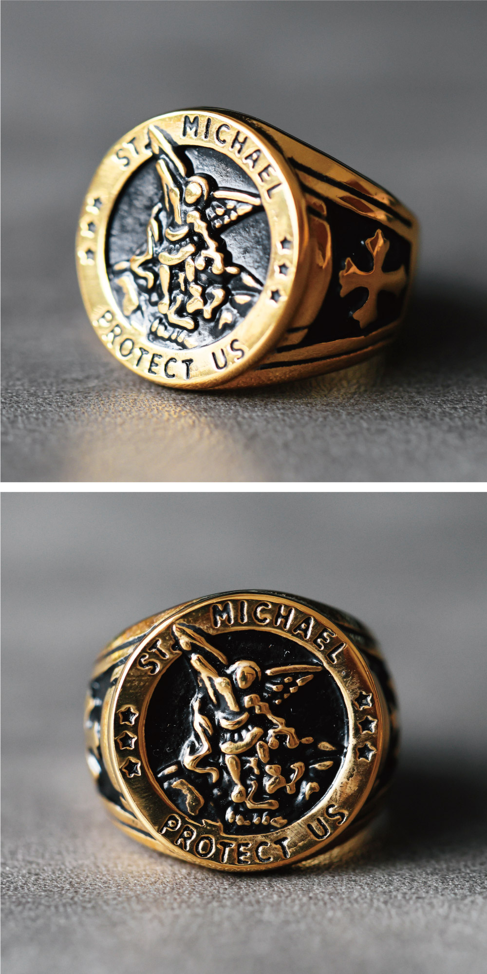 楽天市場】Qroza クローザ ミカエル シグネットリング 印台リング