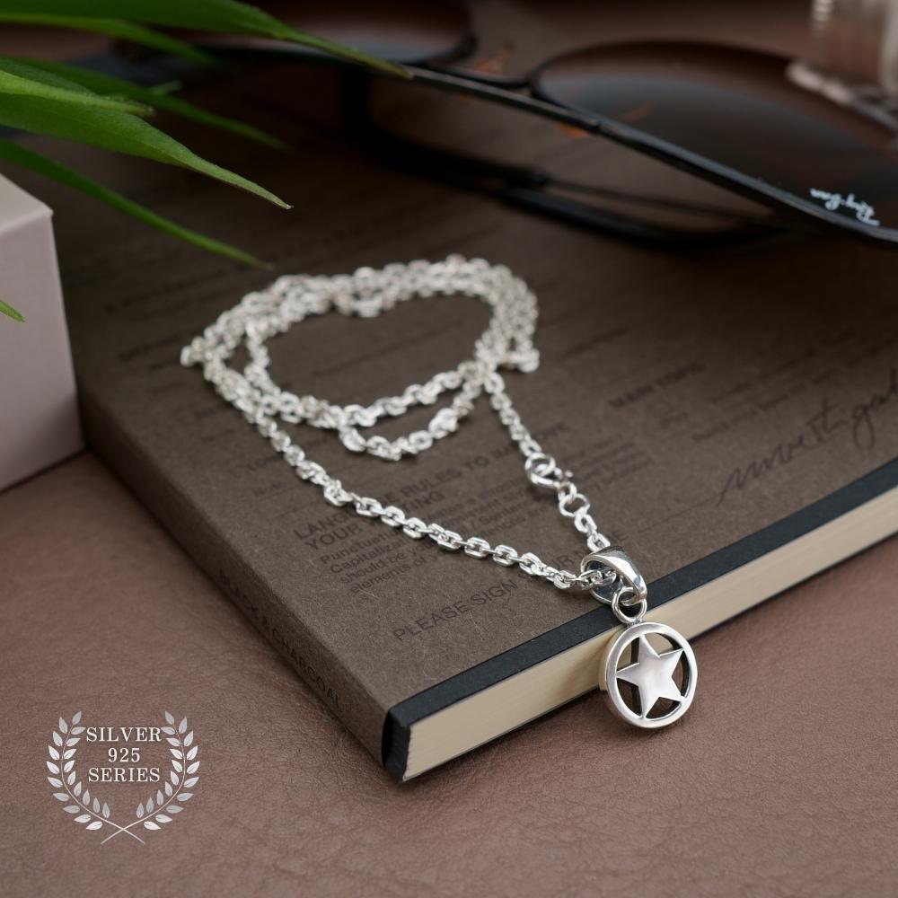 楽天市場】星 ネックレス シルバー 925 スター マーク シルバー