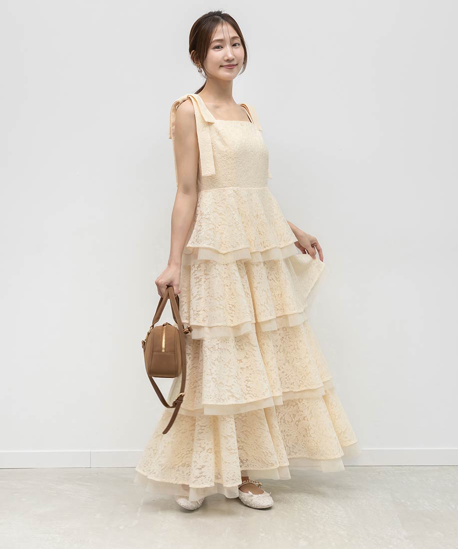 レースティアードキャミワンピースRANDA公式サイト