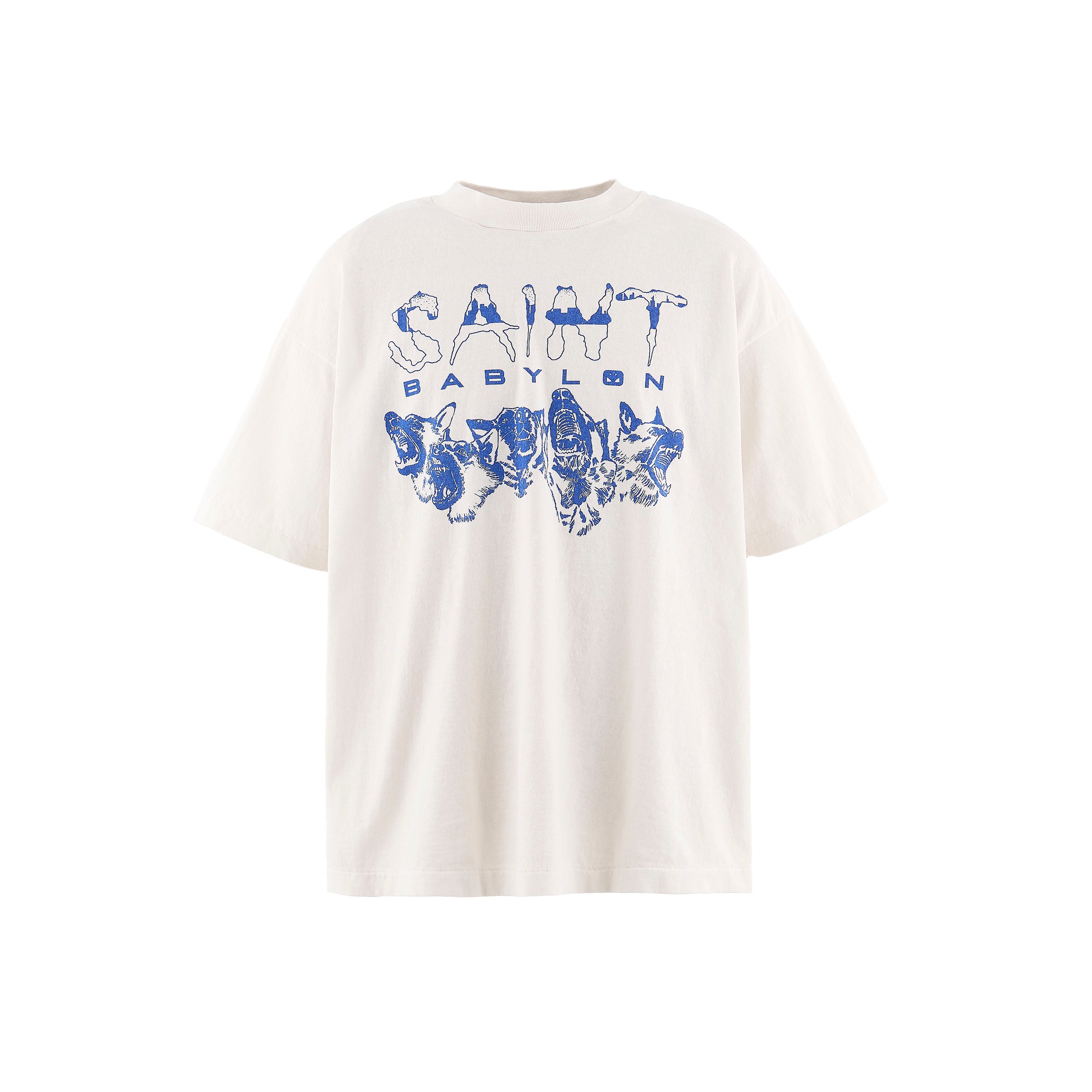 SAINT Mxxxxxx]BBLN_SS TEE/SAINT BABYLON/WHITE(SM-HR1-0000-C48) – R&Co.