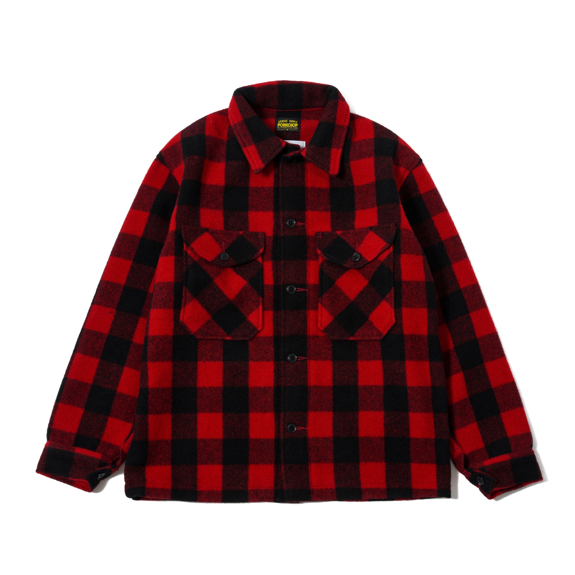 MASSES]PORKCHOP×MASSES WOOL JACKET P/RED/BLACK – R&Co.