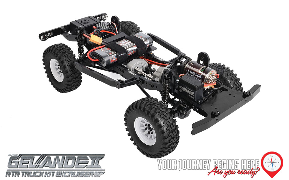 RC4WD Gelande II RTR Truck w/Cruiser Body Set (Red)-Z-RTR004