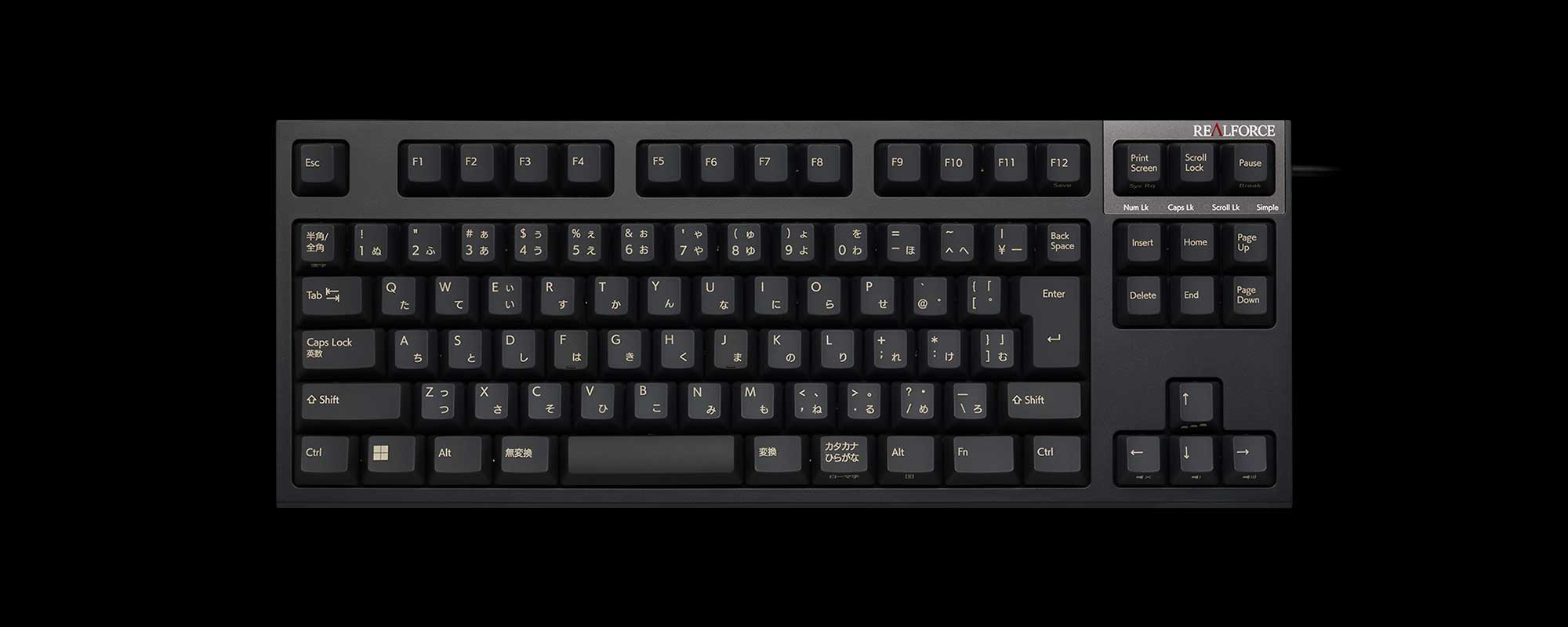 製品 : REALFORCE / R3SC31 | REALFORCE | 日本製プレミアムキーボード