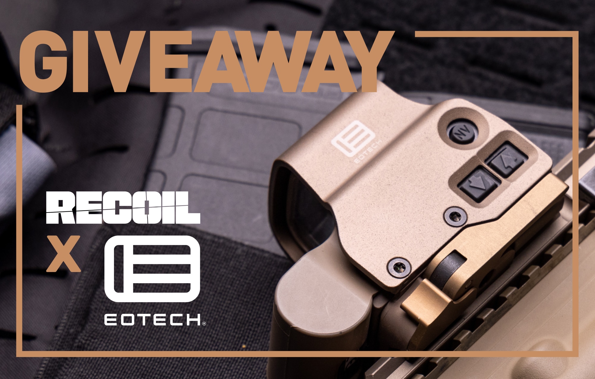 Enter to Win EOTECH's New EXPS3-DCR TAN Holographic Weapon Sight