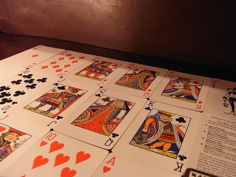 Tiffanyトランプ、ティファニートランプ、トランプカード、ビンテージ