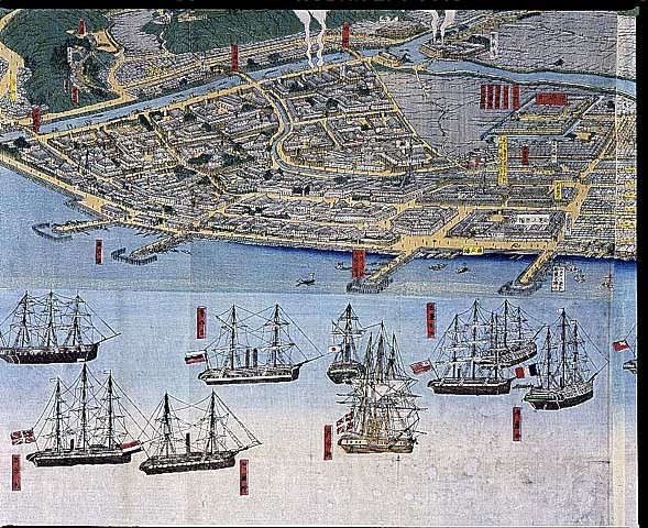 御開港横浜之全図 増補再刻 ｜ 横浜市歴史博物館