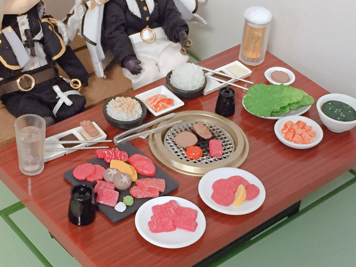 ねんどろいど】今日は焼肉！ じゅうじゅう苑で遊んでみた【リーメント