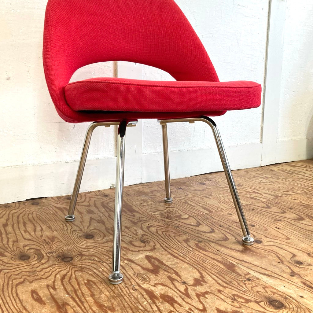 ノル / Knoll カンファレンス アームレスチェア 72チェア 赤 エーロ