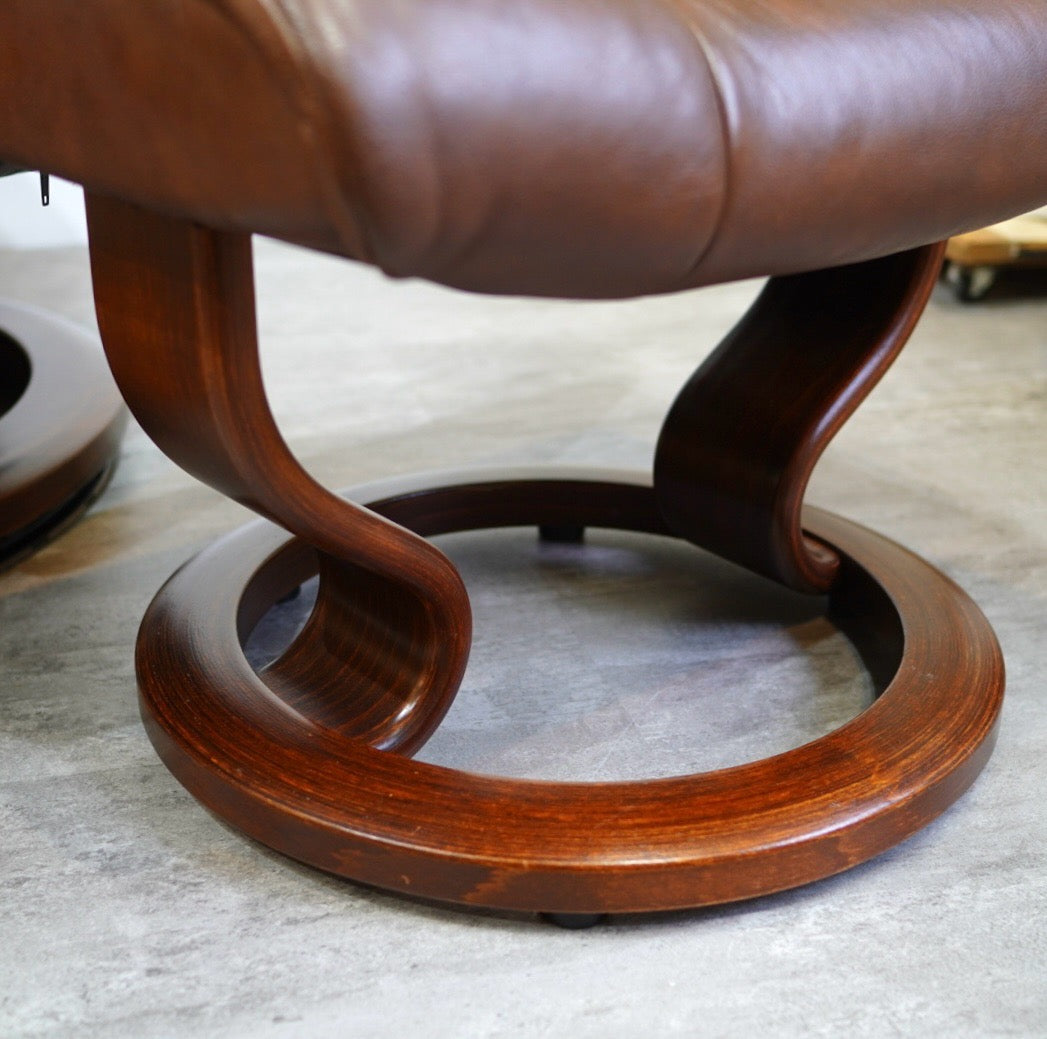 エコーネス / EKORNES ストレスレスチェア＆オットマンセット M レノ