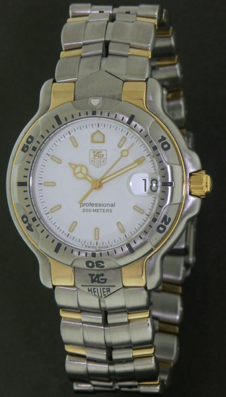 Tag Heuer 6000 Sport Steel & 18kt Gold wh1151 - Pre-Owned Mens Watches