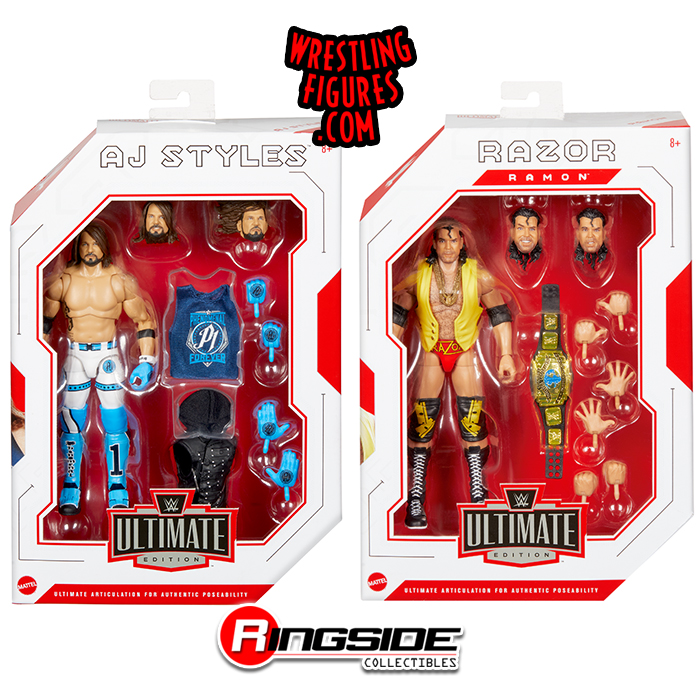 WWE Ultimate Edition 16 - Complete Set of 2 Toy Wrestling Action