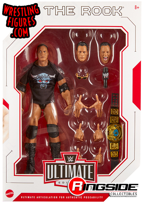 The Rock - WWE Ultimate Edition 6 Toy Wrestling Action Figures by
