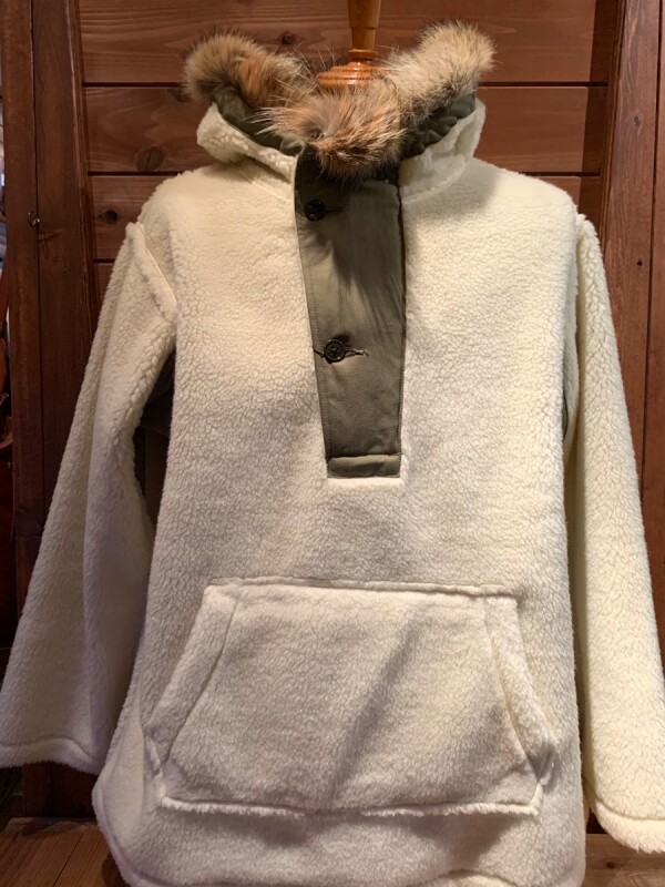 JELADO（ジェラード）ARCTIC PARKA ホワイト×オリーブ - PHILLIP66