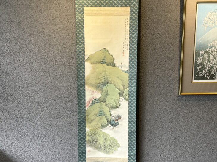 小室翠雲 『山水図』 ｜骨董品買取 緑和堂