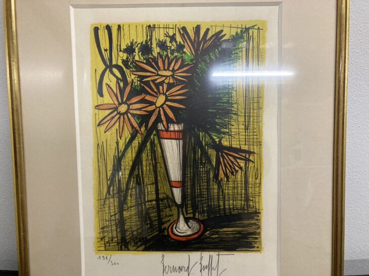 ベルナール・ビュッフェ 作『ブーケ』 ｜骨董品買取 緑和堂