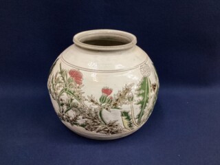 西岡小十 作『絵唐津 ぐい呑』 ｜骨董品買取 緑和堂