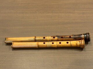 真山銘 都山流 『尺八 金三線 金歌口』 買取価格相場｜骨董品買取 緑和堂